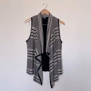 Drape Front Sweater Vest